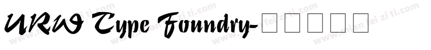 URW Type Foundry字体转换
